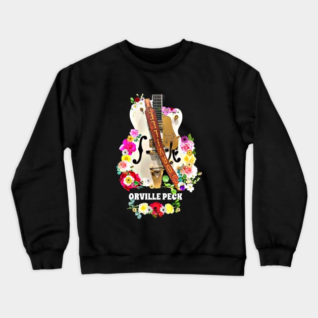 Orville Guitar Crewneck Sweatshirt by ARTISTWERQ